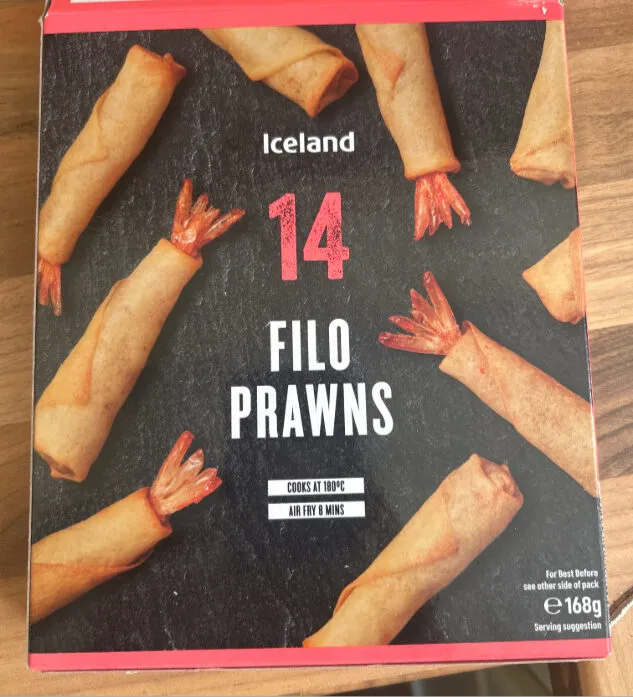 Filo Prawns