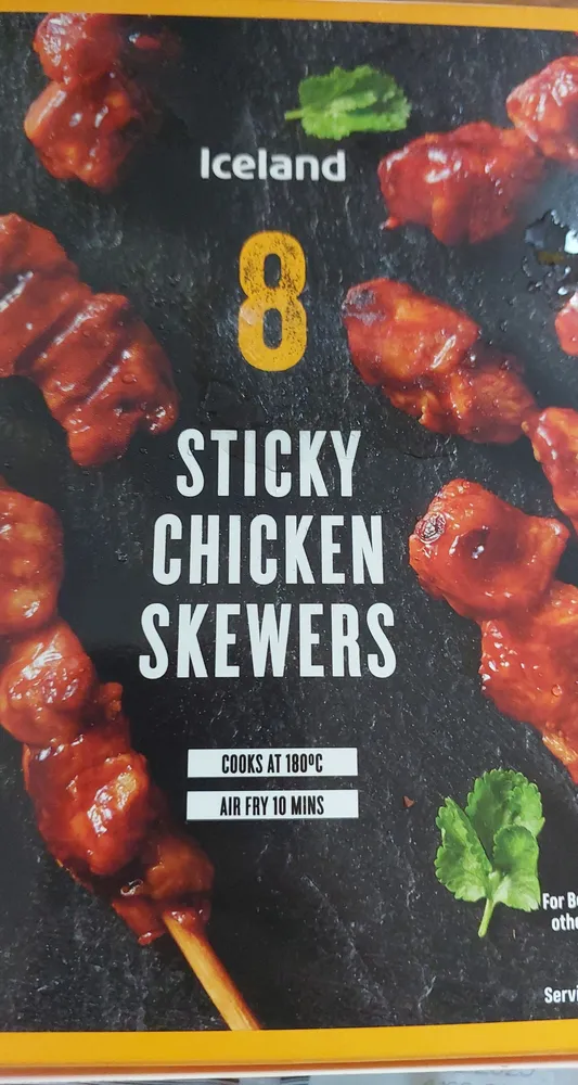 Sticky Chicken Skewers