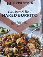 Chicken Beed Naked Burrito