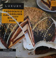 Chocolate & caramelised biscuit dome