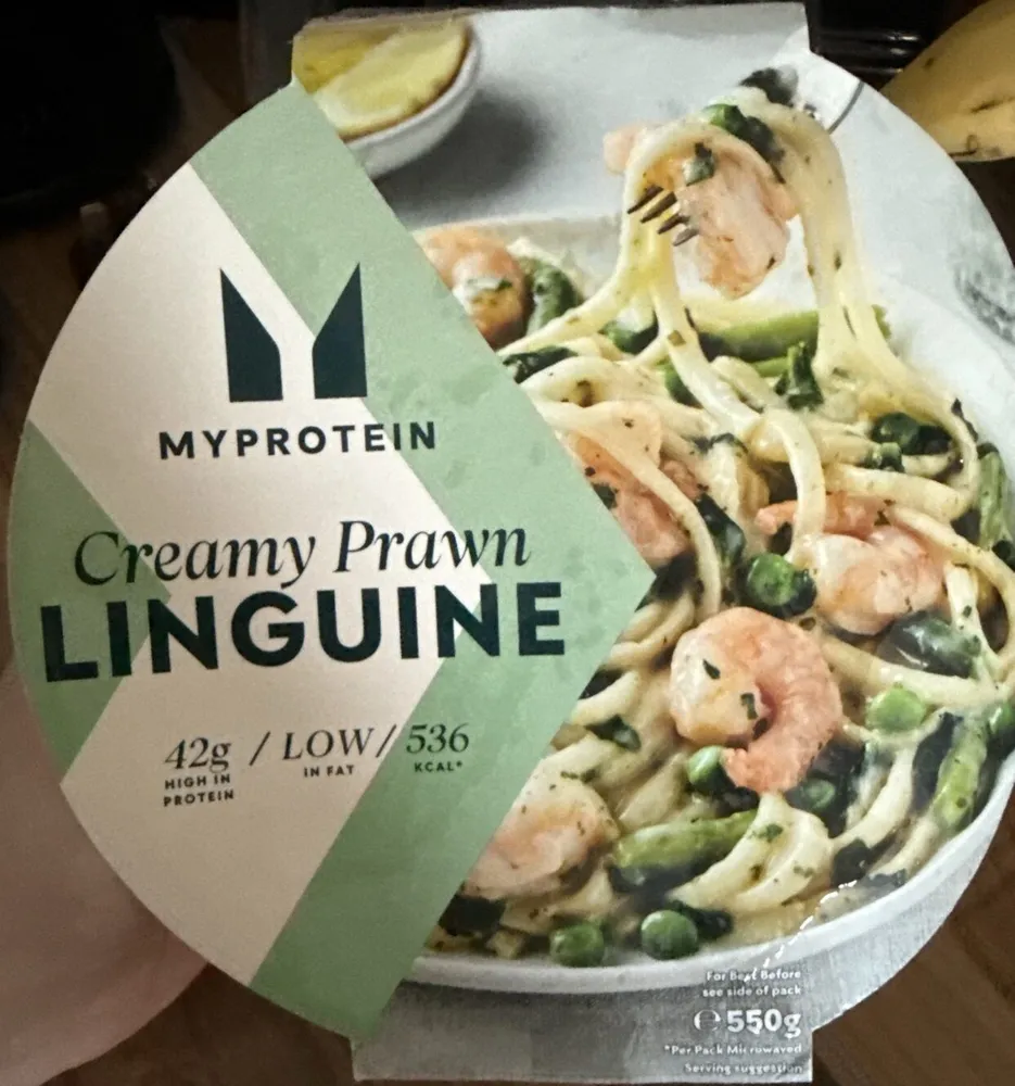 Cream Prawn Linguine