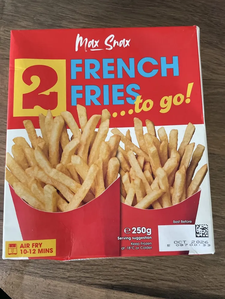 2 French Fries To Go