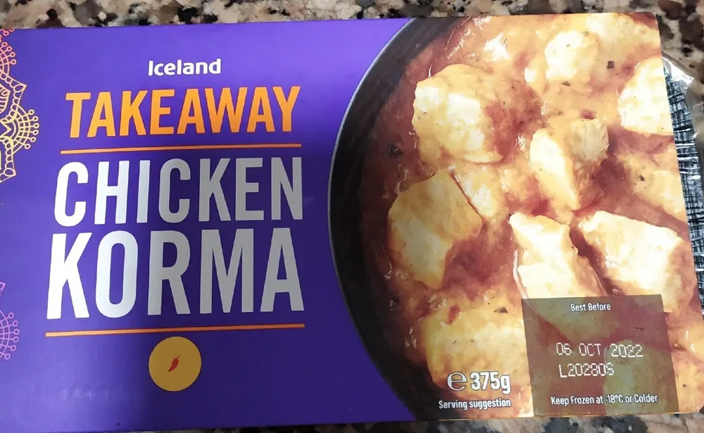 Chiken korma