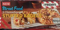 2 Cheeseburger Stuffed Bagels