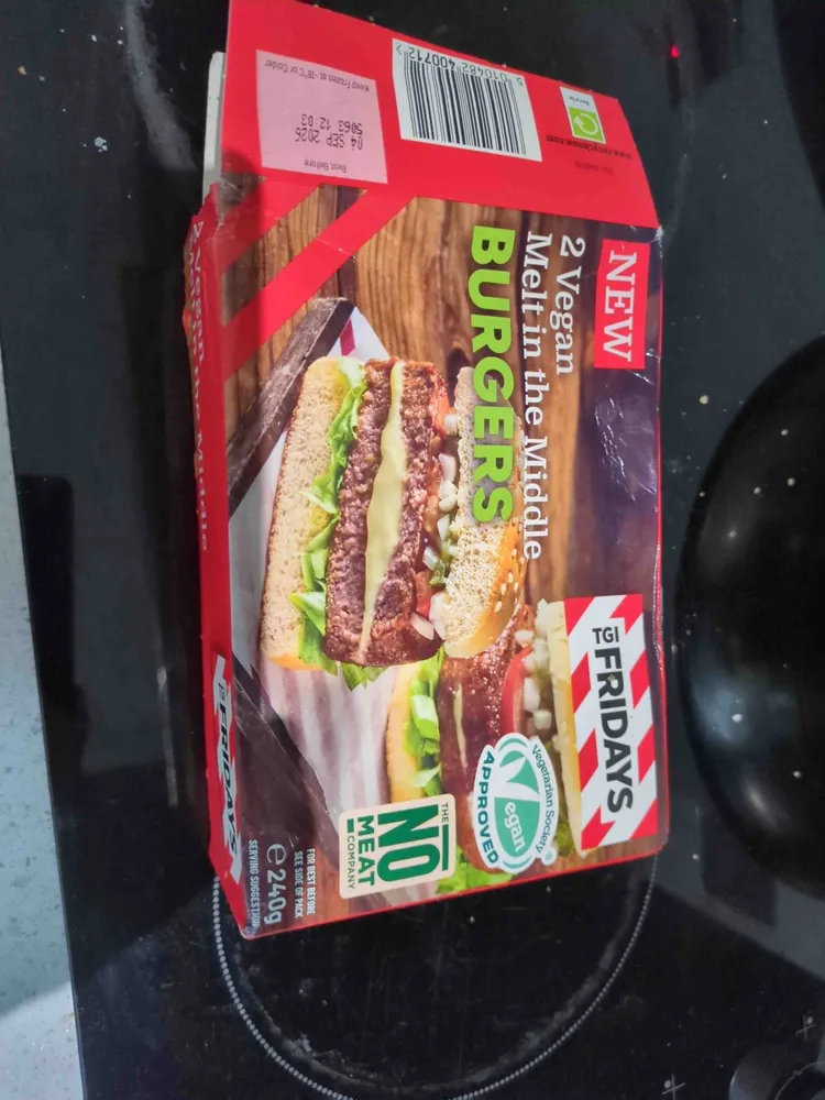 Vegan melt in the middle burgers