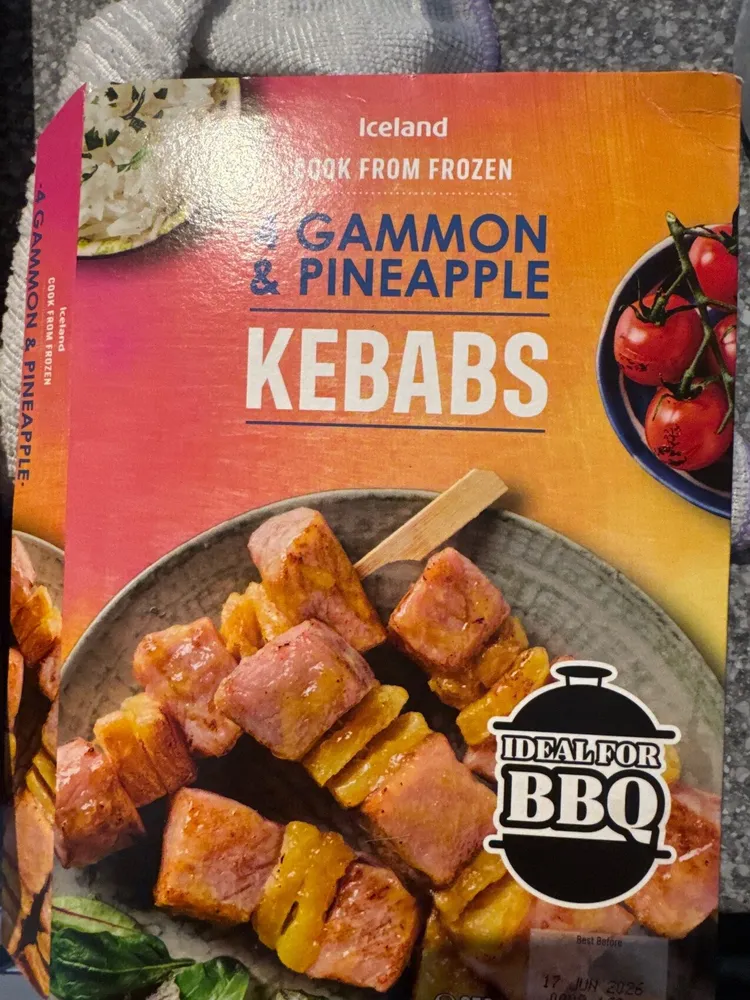Gammon & Pineapple Kebab