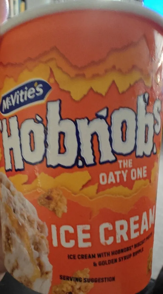 Hobnobs Ice Cream