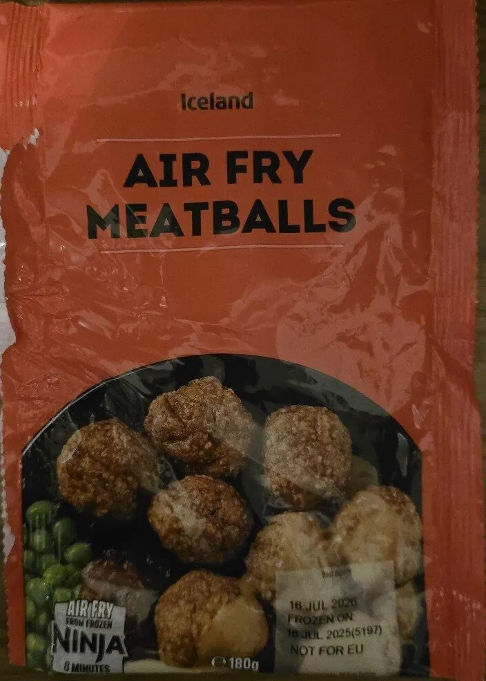 Air Fry Meatballs