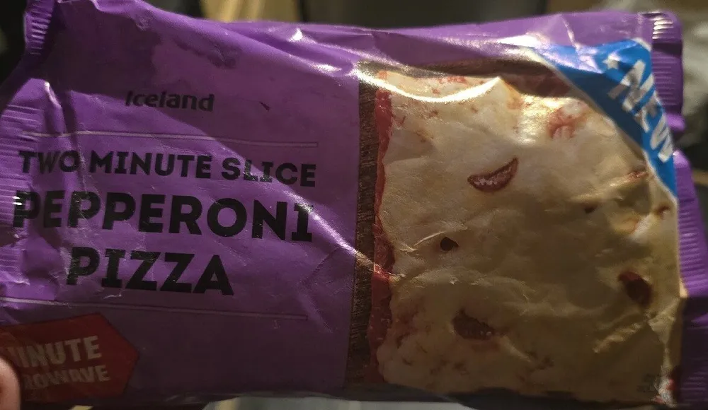 Two Minute Slice Pepperoni Pizza
