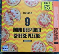 Mini Deep Dish Cheese Pizzas