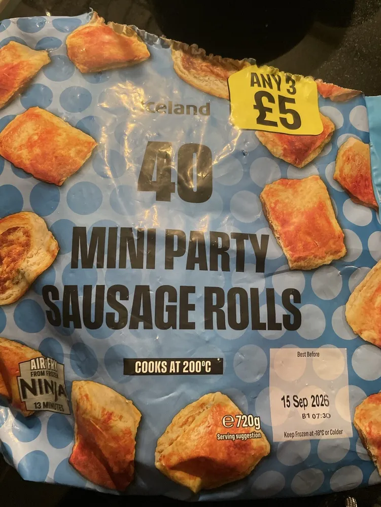 Mini Party Sausage Rolls