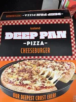 Cheeseburger Deep Pan Pizza Iceland