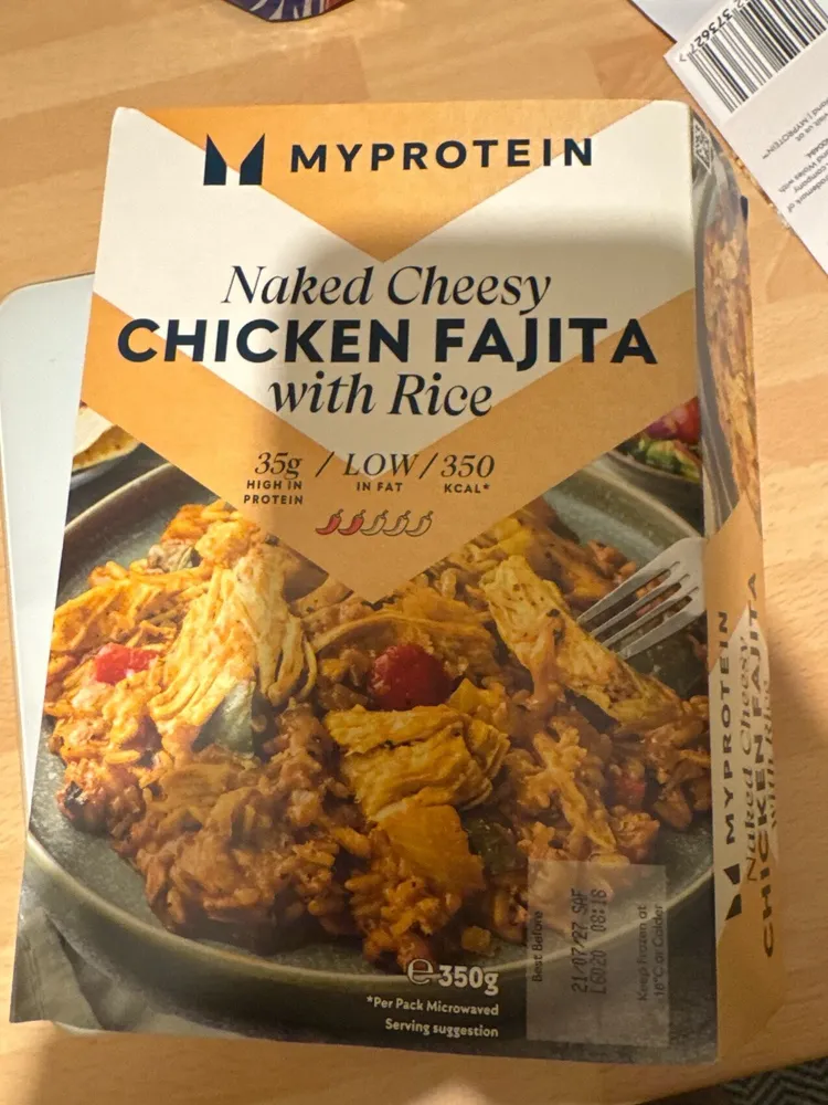 Naked Cheesy Chicken Fajita with Rice
