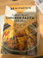 Naked Cheesy Chicken Fajita with Rice