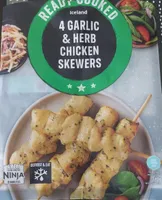 4 Garlic & Herb Chicken Skewers