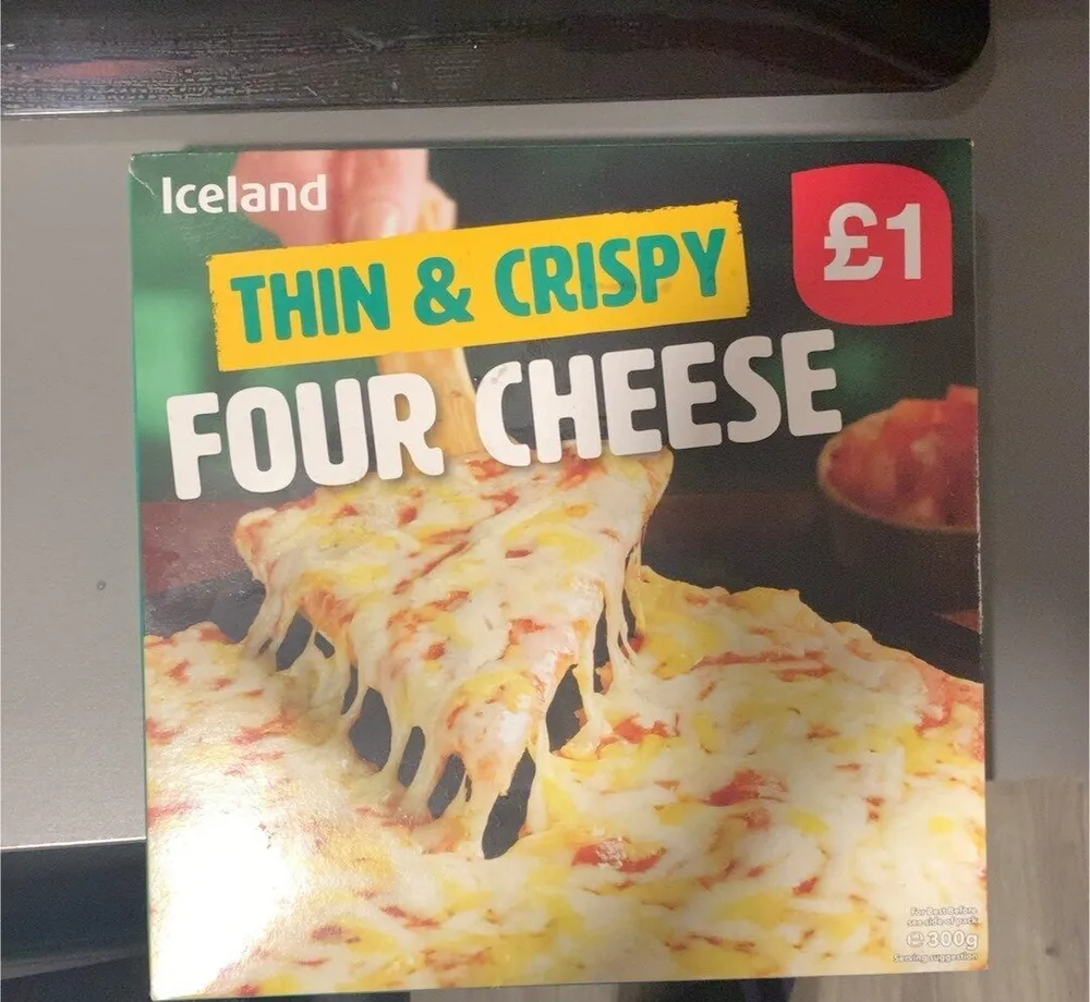 Four cheese thin & crispy