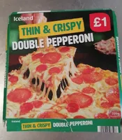 Thin and crispy Double Pepperoni