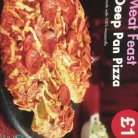 Meat feast deep pan pizza Iceland