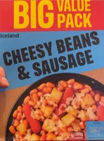 Cheesy beans and sausage