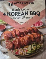 4 Korean BBQ Chicken Skewers