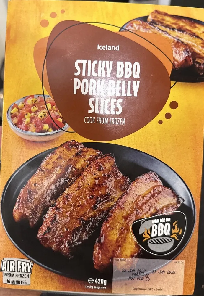 Sticky BBQ Pork Belly Slice