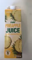 Pure pineapple juice from concentrate