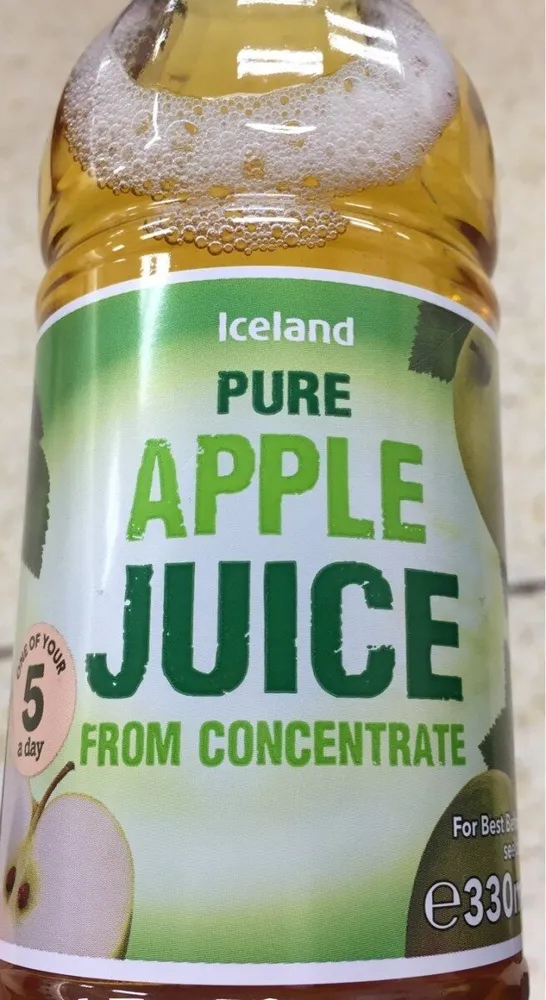 Pure Apple Juice From Concentrate