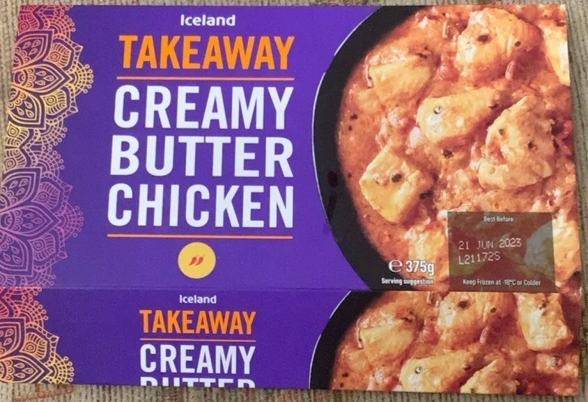 Creamy butter chicken