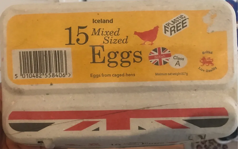 15 Mixed Sized Eggs