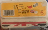 15 Mixed Sized Eggs