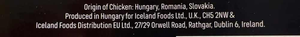 Iceland Stuffed Chicken Joint 525g