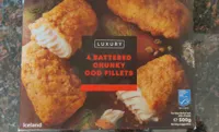 4 Battered Chunky Cod Fillets