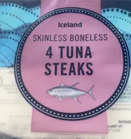 Skinless boneless tuna steaks