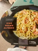 King prawn alfredo