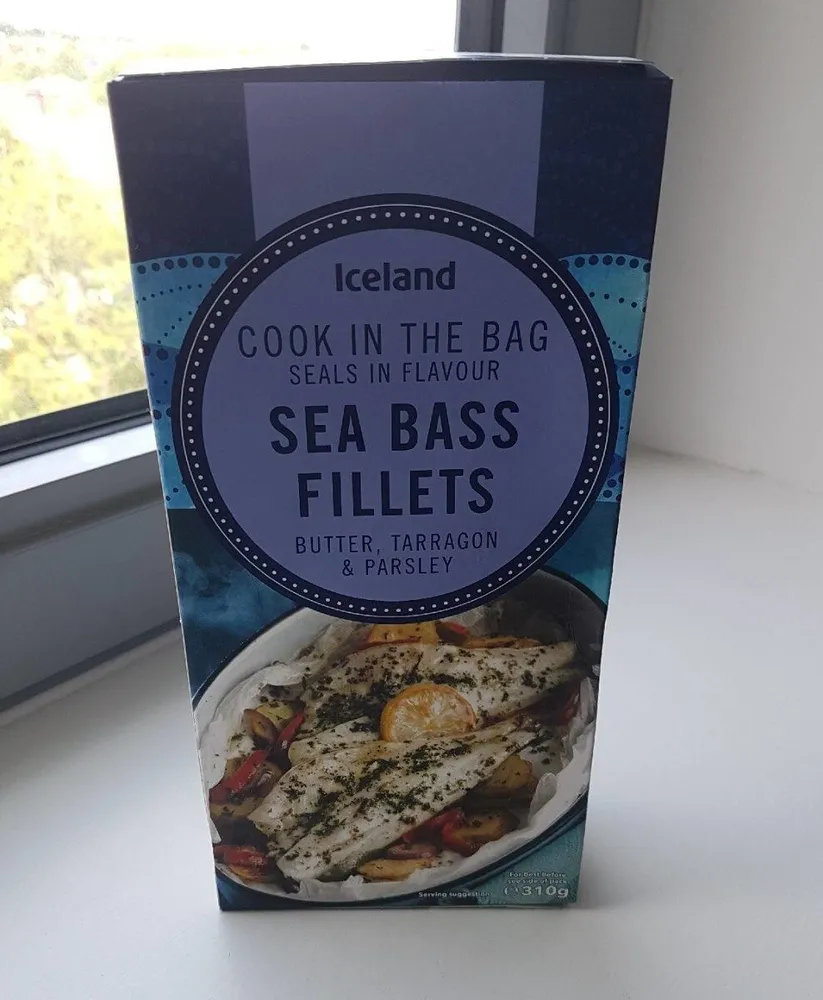 Cook in a bag Sea Bass Fillets
