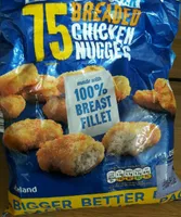 Breaded chicken nuggets