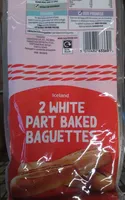 Iceland Part Baked Baguettes 2pk