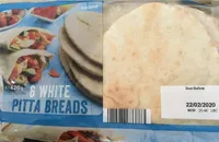 6 White Pitta Breads