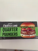 Iceland Minted Lamb Qtr Pounder 4pk