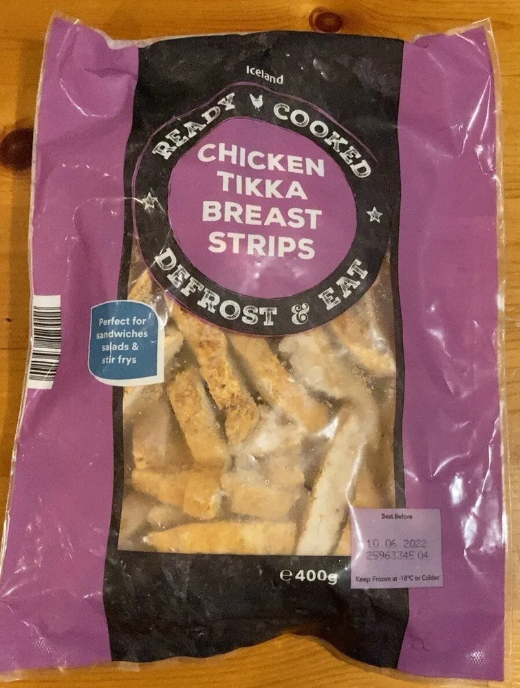 Chicken tikka breast strips