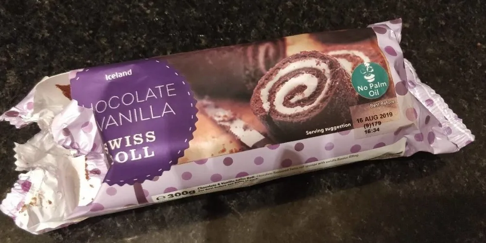 Chocolat & Vanille Swiss Roll