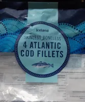 4 Atlantic cod fillets