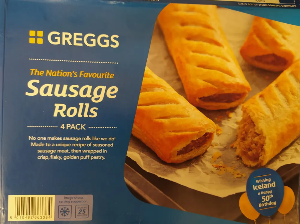 Greggs Sausage Rolls 4pk