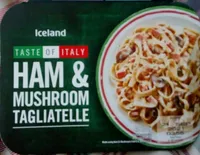 Ham& mushroom tagliatelle