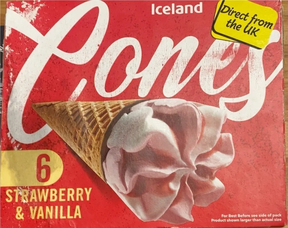 Strawberry Cones