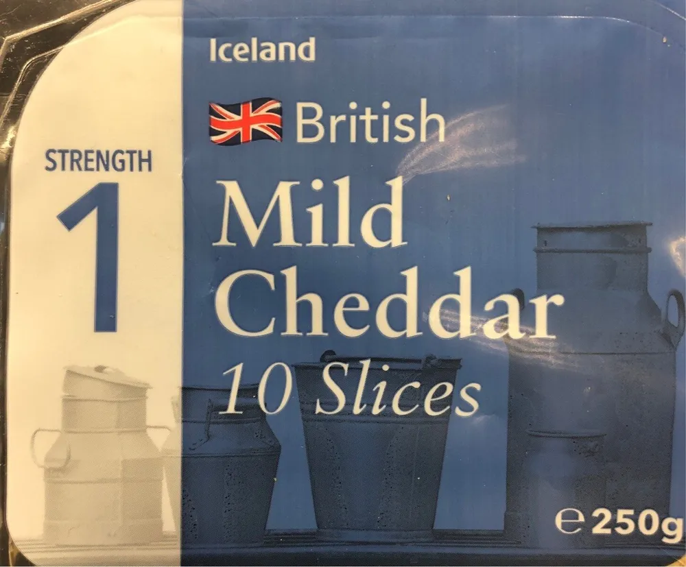 Mild cheddar 10 slices