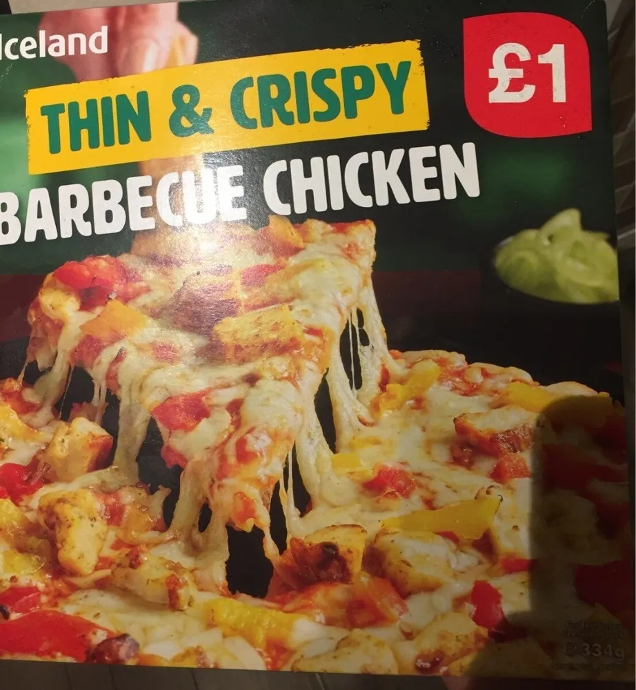 Thin and crispy barbecue chicken
