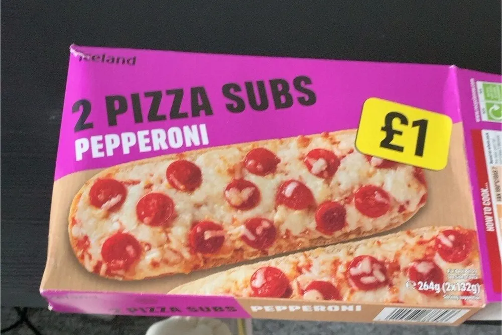 Iceland Pizza Sub Pepperoni 2pk