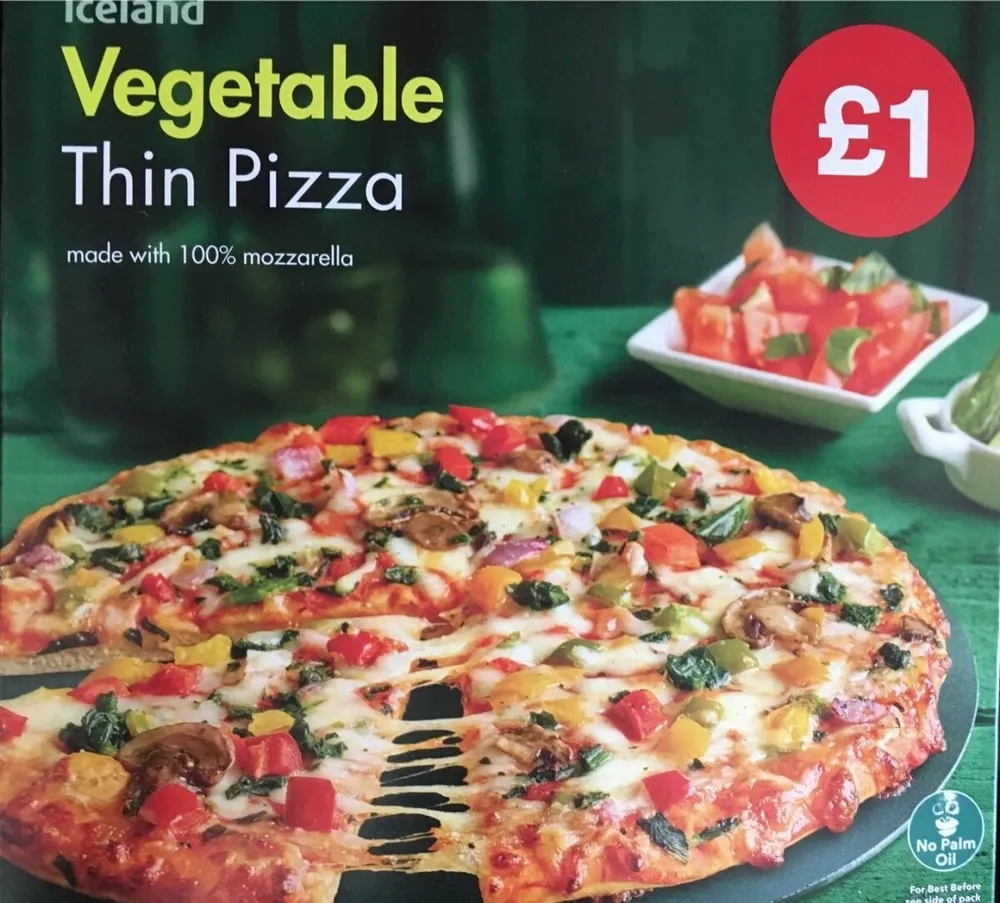 Ultra Thin Chicken Mozzerella Pizza