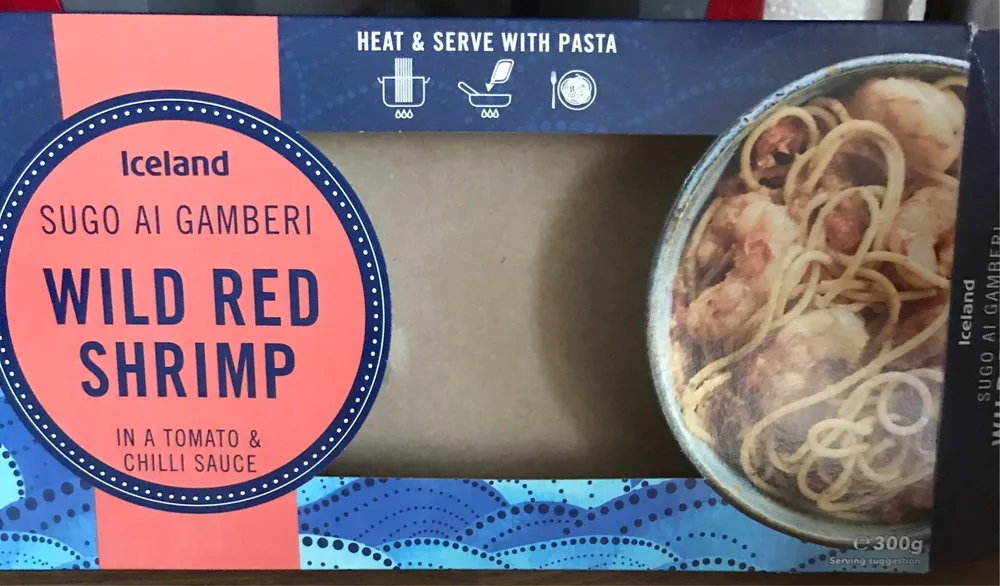 Wild red shrimp